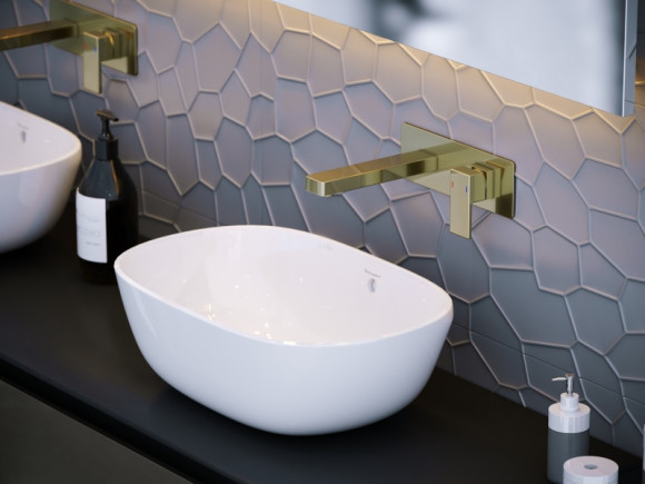 Смеситель для раковины Timo Selene 2071/17SM Золото матовое