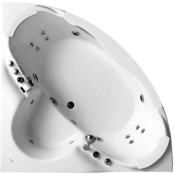 Акриловая ванна Gemy G9025-II B 155х155 с гидромассажем Акриловая ванна Gemy G9025-II B 155х155 с гидромассажем
