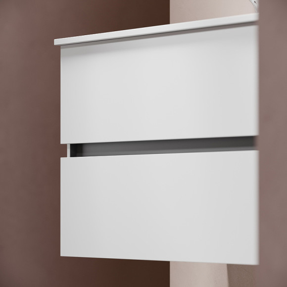 Тумба под раковину Sancos Urban 120 UR120-2W подвесная Белый глянец Тумба под раковину Sancos Urban 120 UR120-2W подвесная Белый глянец