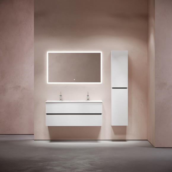 Тумба под раковину Sancos Urban 120 UR120-2W подвесная Белый глянец Тумба под раковину Sancos Urban 120 UR120-2W подвесная Белый глянец