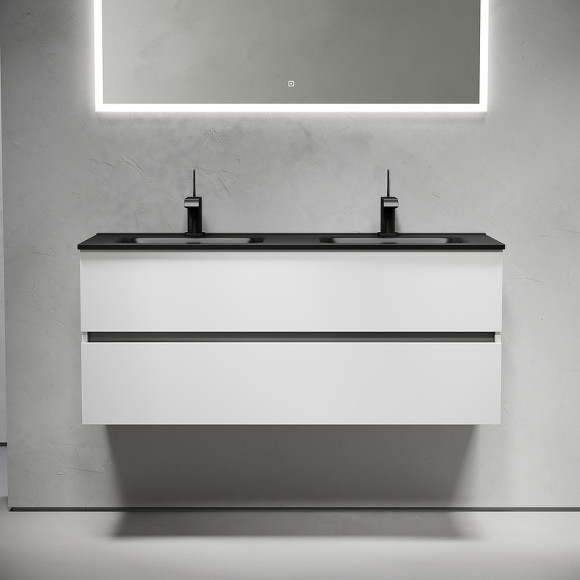 Тумба под раковину Sancos Urban 120 UR120-2W подвесная Белый глянец Тумба под раковину Sancos Urban 120 UR120-2W подвесная Белый глянец