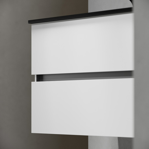 Тумба под раковину Sancos Urban 120 UR120-2W подвесная Белый глянец Тумба под раковину Sancos Urban 120 UR120-2W подвесная Белый глянец