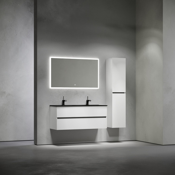 Тумба под раковину Sancos Urban 120 UR120-2W подвесная Белый глянец Тумба под раковину Sancos Urban 120 UR120-2W подвесная Белый глянец