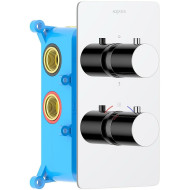 Смеситель для душа Aquatek Европа AQ1393CR с термостатом Хром