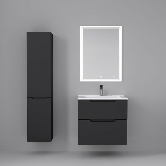 Тумба под раковину Jorno Slide 65 Sli.01.65/P/A подвесная Антрацит Тумба под раковину Jorno Slide 65 Sli.01.65/P/A подвесная Антрацит