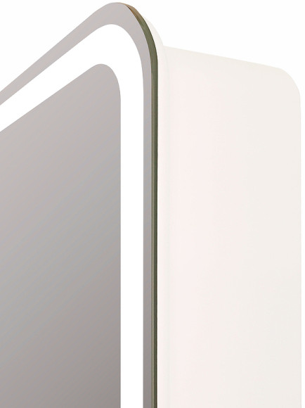 Зеркальный шкаф Континент Elliott LED 100 МВК031 с подсветкой Белый Зеркальный шкаф Континент Elliott LED 100 МВК031 с подсветкой Белый