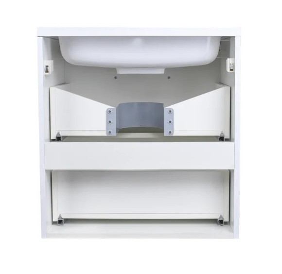 Тумба под раковину Style Line Каре 70 СС-00002269 Люкс Plus подвесная Белый