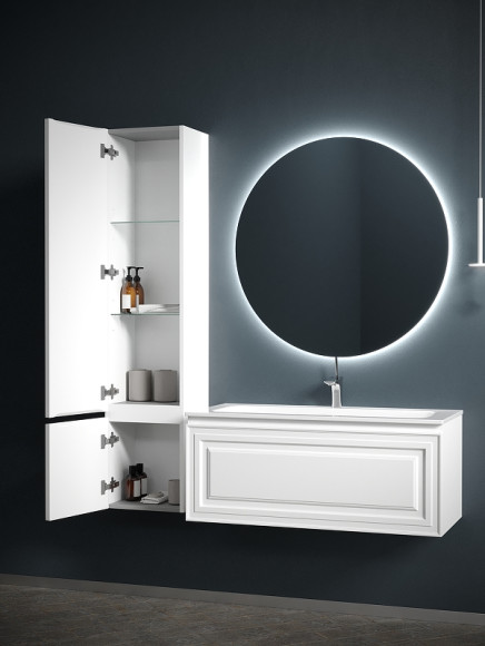 Шкаф пенал Sancos Very 35 L PVR35LW подвесной Bianco Шкаф пенал Sancos Very 35 L PVR35LW подвесной Bianco