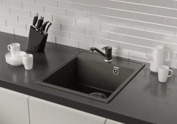 Смеситель для кухни Ulgran Quartz UQ-004-09 Асфальт Смеситель для кухни Ulgran Quartz UQ-004-09 Асфальт