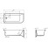 Акриловая ванна BelBagno 150x73 L BB712-1500-730-L без гидромассажа