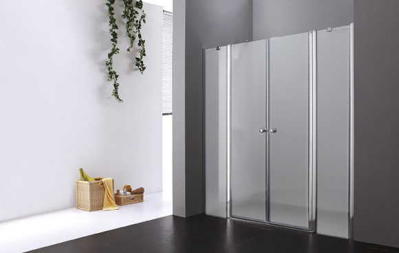 Душевая дверь Cezares Elena 240 ELENA-W-B-22-240-P-Cr профиль Хром стекло рифленое