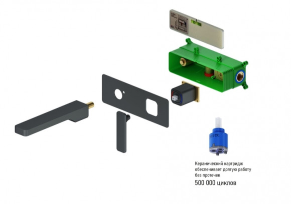 Смеситель для раковины Timo Torne 4371/03SM Черный