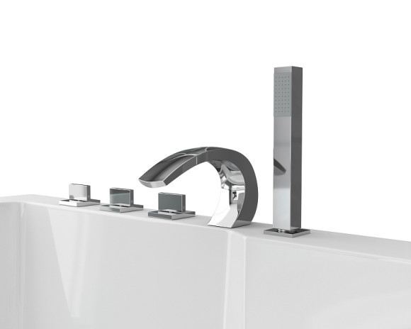 Акриловая ванна Grossman GR-13513 135х135 с гидромассажем