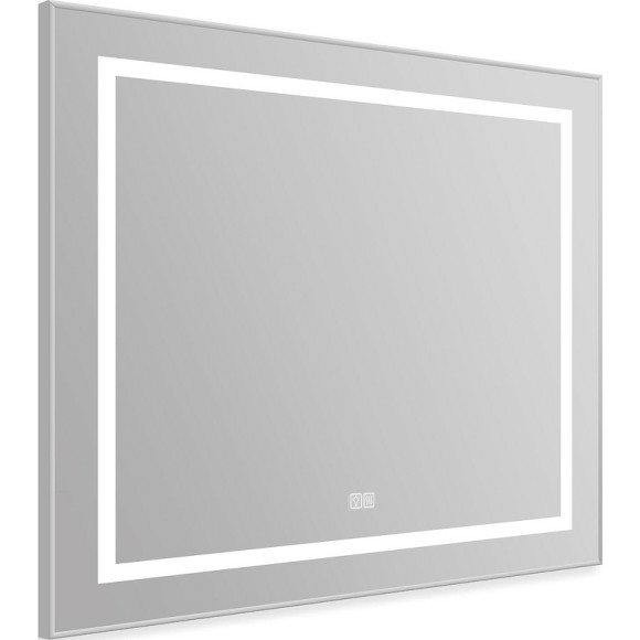 Зеркало BelBagno Kraft 88.5 SPC-KRAFT-885-785-TCH-WARM с подсветкой с подогревом Сатин с сенсорным выключателем Зеркало BelBagno Kraft 88.5 SPC-KRAFT-885-785-TCH-WARM с подсветкой с подогревом Сатин с сенсорным выключателем