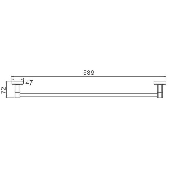 Полотенцедержатель Gappo G38 G3801 Хром Полотенцедержатель Gappo G38 G3801 Хром