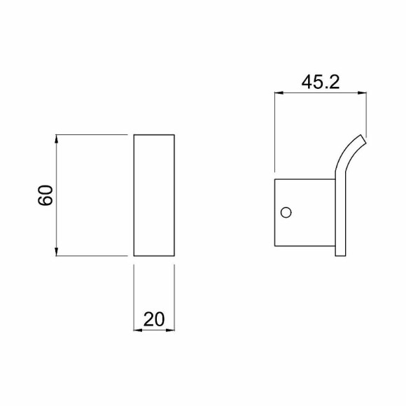 Крючок Allen Brau Infinity 6.21001-31 Черный матовый Крючок Allen Brau Infinity 6.21001-31 Черный матовый