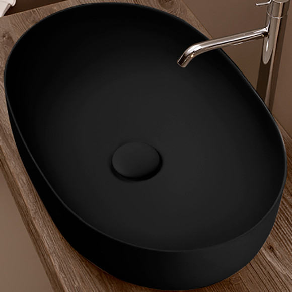 Раковина-чаша Kerasan Nolita 60 534331 Черная матовая