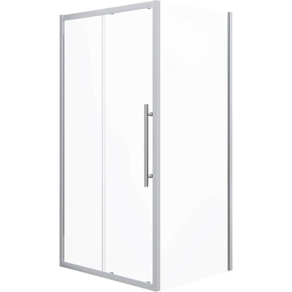 Душевой уголок Esbano Flex 100x80 ESOGF108PSC профиль Хром стекло прозрачное