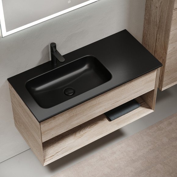 Тумба под раковину Sancos Marmi 1.0 100 L MR1.0100LEG подвесная Дуб галифакс натуральный Тумба под раковину Sancos Marmi 1.0 100 L MR1.0100LEG подвесная Дуб галифакс натуральный