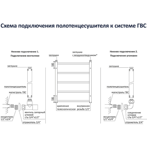 Водяной полотенцесушитель Aquatek Либерти П10 500x800 AQ RR1080CH Хром Водяной полотенцесушитель Aquatek Либерти П10 500x800 AQ RR1080CH Хром