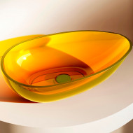 Раковина-чаша Abber Kristall 60 AT2811Amber Желтая