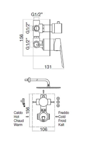 Смеситель для душа Webert Sax Evolution SE880601740 Белый матовый Смеситель для душа Webert Sax Evolution SE880601740 Белый матовый
