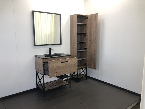 Зеркало Comforty Бредфорд 75 00004149062 Черное