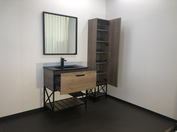 Зеркало Comforty Бредфорд 75 00004149062 Черное