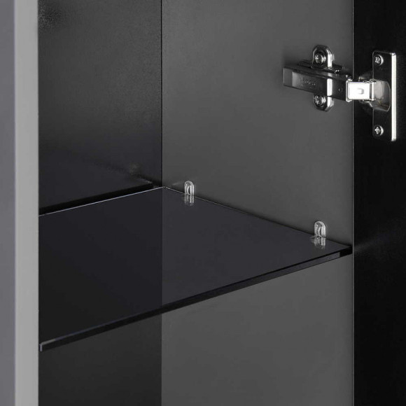 Шкаф пенал Aquaton Ар-Деко 32 1A280503DD8D0 подвесной Серый кобальт