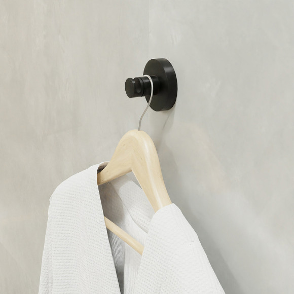 Крючок Fixsen Comfort Black FX-86005 Черный матовый Крючок Fixsen Comfort Black FX-86005 Черный матовый