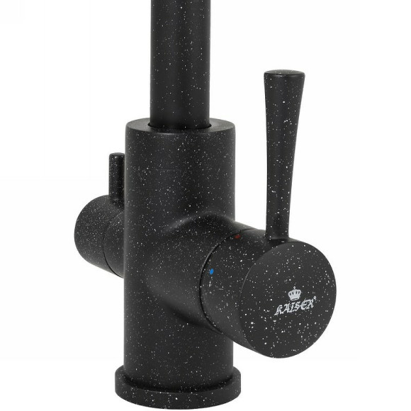 Смеситель для кухни Kaiser Merkur 26044-12 Черный мрамор Смеситель для кухни Kaiser Merkur 26044-12 Черный мрамор