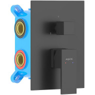 Смеситель для душа Aquatek Либра AQ1647MB Черный матовый