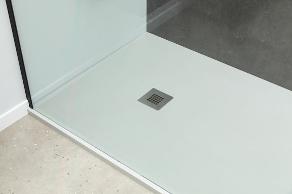 Душевая перегородка Allen Brau Infinity 1 90 3.21009.BBA профиль Черный браш стекло прозрачное