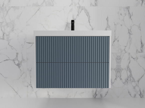 Тумба под раковину Style Line Стокгольм 80 ЛС-00002314 подвесная Графит софт