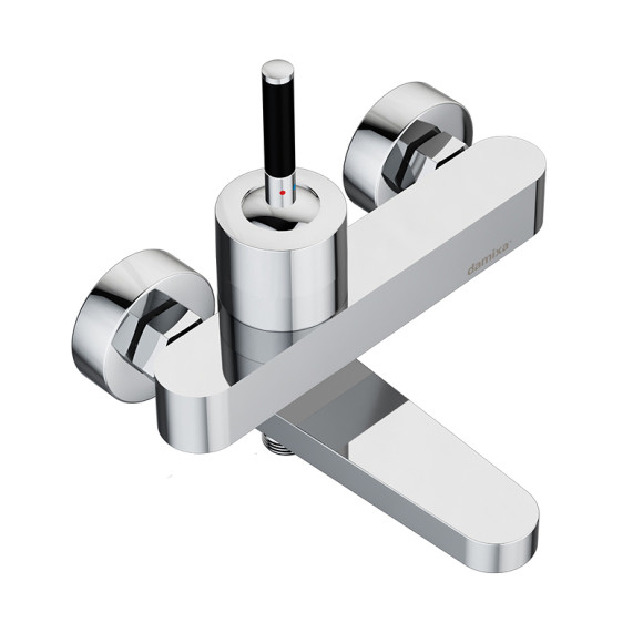 Смеситель для ванны Damixa Arc 291000000 Хром Черный Смеситель для ванны Damixa Arc 291000000 Хром Черный