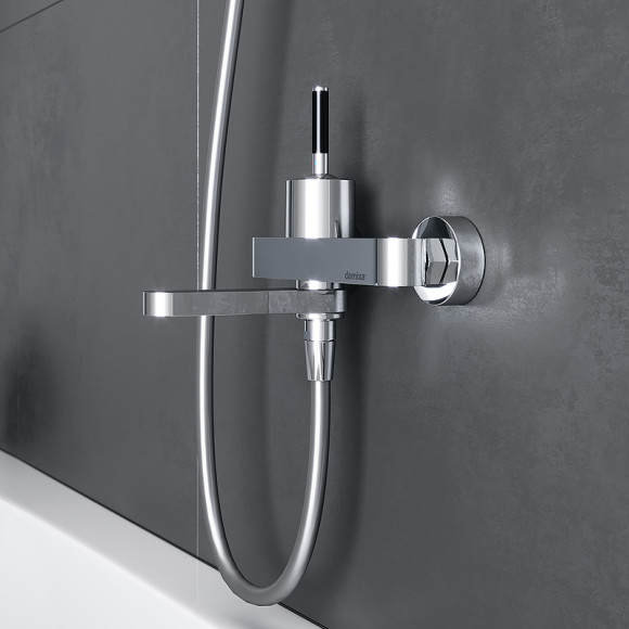 Смеситель для ванны Damixa Arc 291000000 Хром Черный Смеситель для ванны Damixa Arc 291000000 Хром Черный