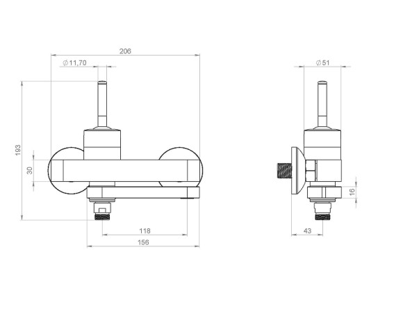 Смеситель для ванны Damixa Arc 291000000 Хром Черный Смеситель для ванны Damixa Arc 291000000 Хром Черный