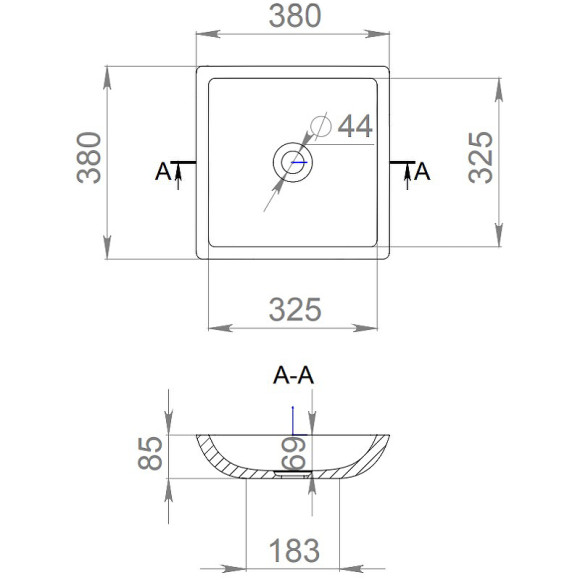 Раковина-чаша Salini Callista 38 108 1101108G Белая глянцевая Раковина-чаша Salini Callista 38 108 1101108G Белая глянцевая