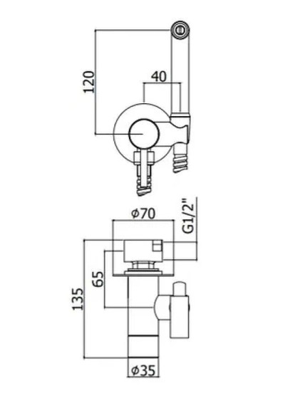 Душевой комплект Paffoni Light KITZCOL636BO110 из душевой системы с гигиеническим душем Белый матовый