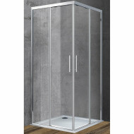 Душевой уголок Vincea Soft 100x100 VSS-3SO100CL профиль Хром стекло прозрачное