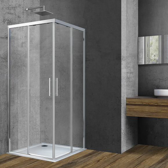 Душевой уголок Vincea Soft 100x100 VSS-3SO100CL профиль Хром стекло прозрачное Душевой уголок Vincea Soft 100x100 VSS-3SO100CL профиль Хром стекло прозрачное