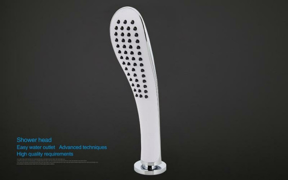 Смеситель на борт ванны Gappo G48 G1148 Белый Хром