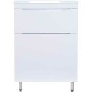 Тумба под раковину Style Line Бергамо 60 СС-00002307 Белая антискрейч