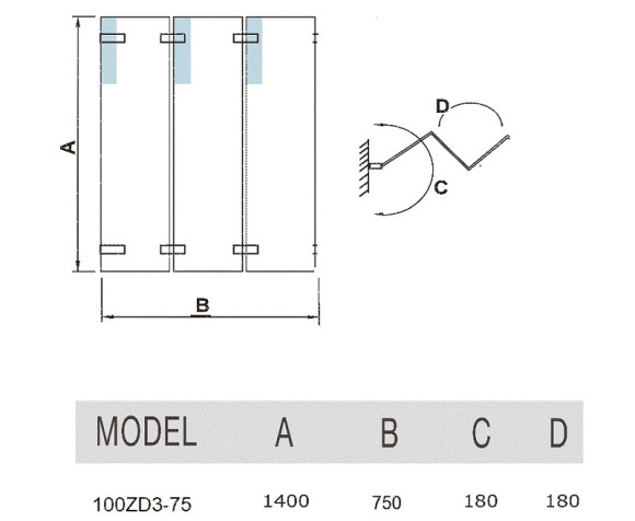 Шторка на ванну WeltWasser WW100 ZD3 75 10000000935 профиль Хром стекло прозрачное Шторка на ванну WeltWasser WW100 ZD3 75 10000000935 профиль Хром стекло прозрачное