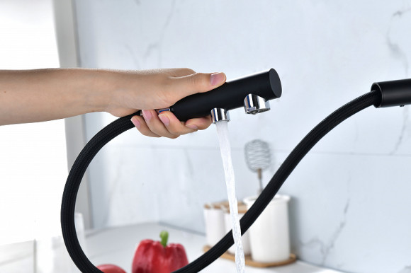 Смеситель для кухни Paulmark Serpentine Se213222-401 Антрацит Смеситель для кухни Paulmark Serpentine Se213222-401 Антрацит