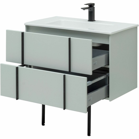 Тумба под раковину Allen Brau Reality 80 1.32005.PWM подвесная Папирус матовый Тумба под раковину Allen Brau Reality 80 1.32005.PWM подвесная Папирус матовый