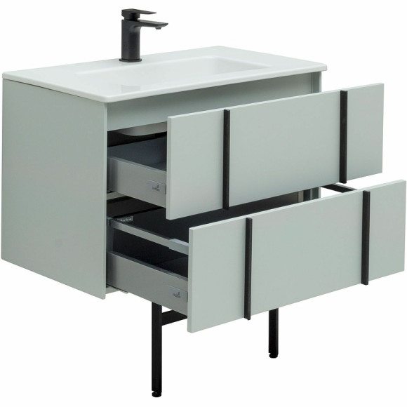 Тумба под раковину Allen Brau Reality 80 1.32005.PWM подвесная Папирус матовый Тумба под раковину Allen Brau Reality 80 1.32005.PWM подвесная Папирус матовый