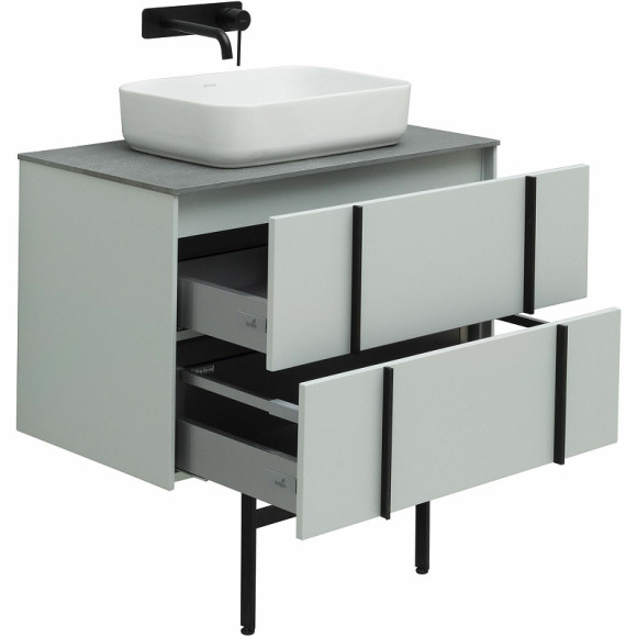 Тумба под раковину Allen Brau Reality 80 1.32005.PWM подвесная Папирус матовый Тумба под раковину Allen Brau Reality 80 1.32005.PWM подвесная Папирус матовый