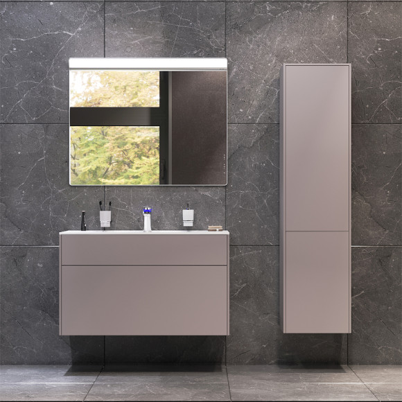 Тумба под раковину AM.PM Inspire V2.0 100 M50AFHX1003EGM подвесная Серая матовая