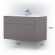 Тумба под раковину AM.PM Inspire V2.0 100 M50AFHX1003EGM подвесная Серая матовая